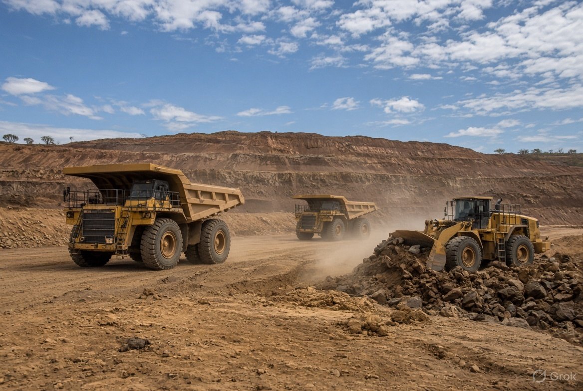 Mining and earthmoving plant